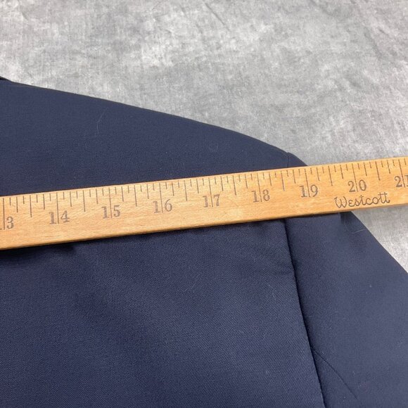 Chaps Blazer Men 42 Blue Gold Logo Buttons Classic Sport Jacket Executive VTG - Picture 7 of 12